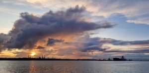 Sunset bei Southampton